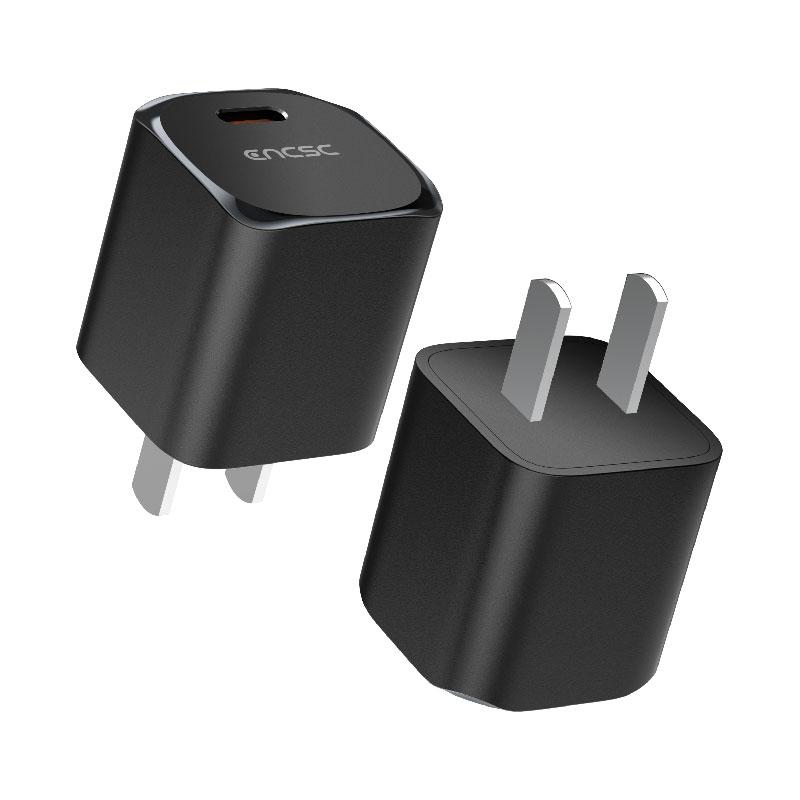Small Cube Style Fast Charger for iPhone 15